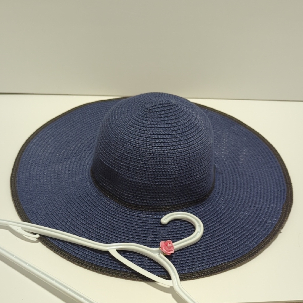 Elegant Navy Blue Women's Sun Hat